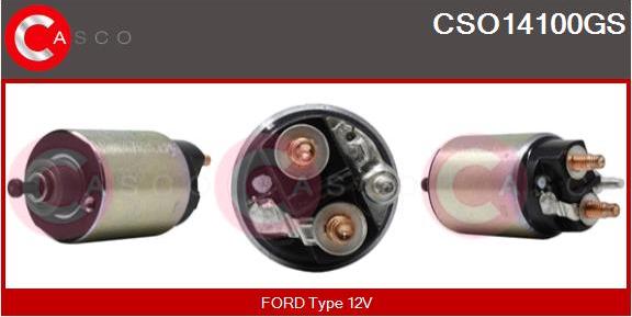 Casco CSO14100GS - Solenoid Switch, starter autospares.lv