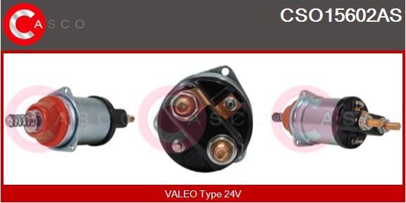 Casco CSO15602AS - Solenoid Switch, starter autospares.lv