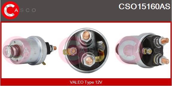 Casco CSO15160AS - Solenoid Switch, starter autospares.lv