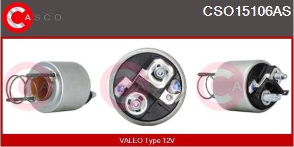 Casco CSO15106AS - Solenoid Switch, starter autospares.lv