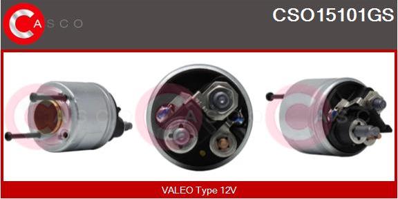 Casco CSO15101GS - Solenoid Switch, starter autospares.lv