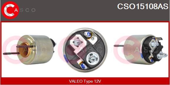 Casco CSO15108AS - Solenoid Switch, starter autospares.lv