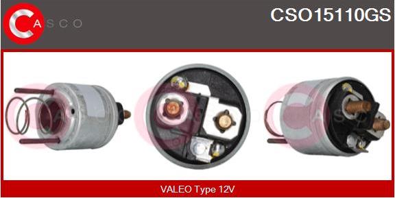 Casco CSO15110GS - Solenoid Switch, starter autospares.lv