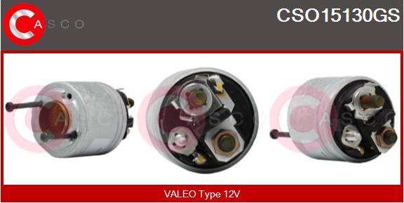 Casco CSO15130GS - Solenoid Switch, starter autospares.lv