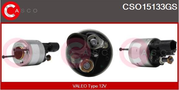 Casco CSO15133GS - Solenoid Switch, starter autospares.lv