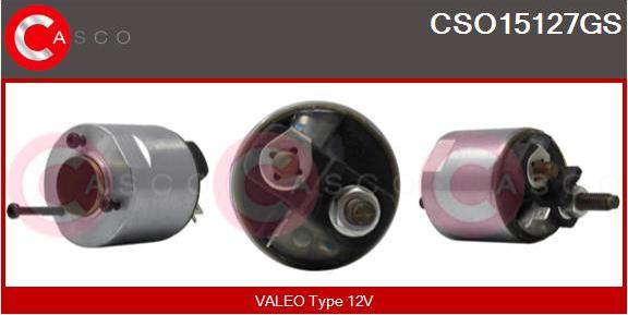 Casco CSO15127GS - Solenoid Switch, starter autospares.lv