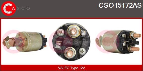 Casco CSO15172AS - Solenoid Switch, starter autospares.lv