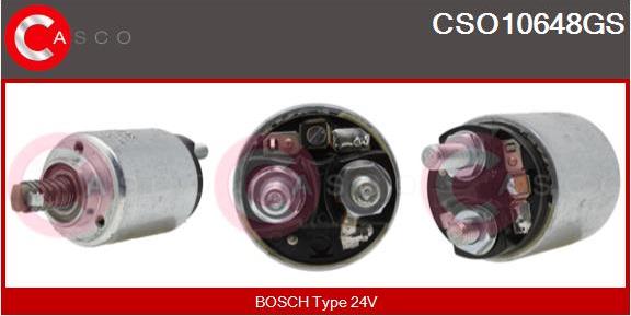 Casco CSO10648GS - Solenoid Switch, starter autospares.lv