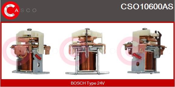 Casco CSO10600AS - Solenoid Switch, starter autospares.lv