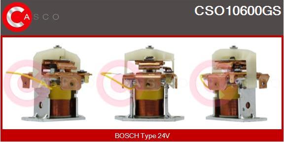 Casco CSO10600GS - Solenoid Switch, starter autospares.lv