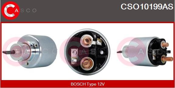 Casco CSO10199AS - Solenoid Switch, starter autospares.lv