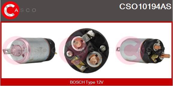 Casco CSO10194AS - Solenoid Switch, starter autospares.lv