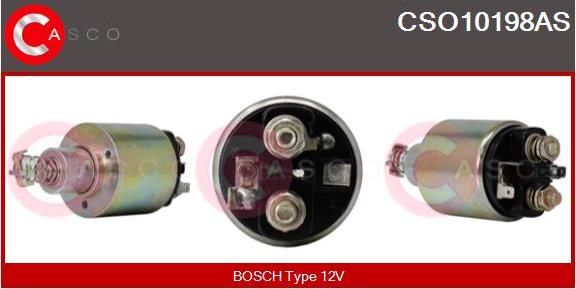 Casco CSO10198AS - Solenoid Switch, starter autospares.lv