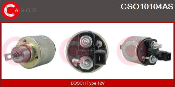 Casco CSO10104AS - Solenoid Switch, starter autospares.lv