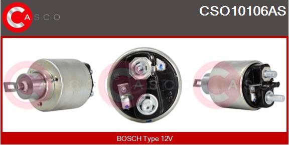 Casco CSO10106AS - Solenoid Switch, starter autospares.lv