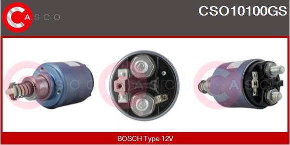 Casco CSO10100GS - Solenoid Switch, starter autospares.lv