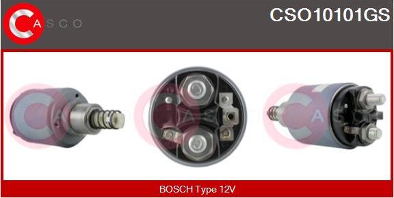 Casco CSO10101GS - Solenoid Switch, starter autospares.lv