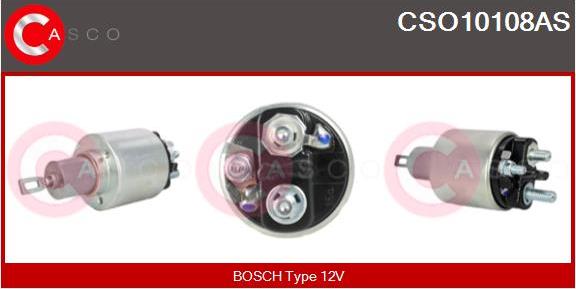 Casco CSO10108AS - Solenoid Switch, starter autospares.lv