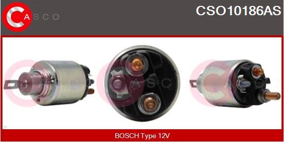 Casco CSO10186AS - Solenoid Switch, starter autospares.lv