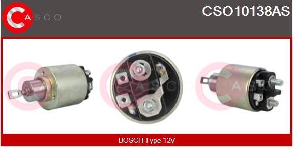 Casco CSO10138AS - Solenoid Switch, starter autospares.lv