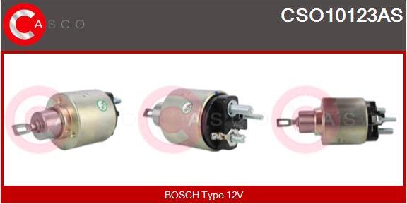 Casco CSO10123AS - Solenoid Switch, starter autospares.lv