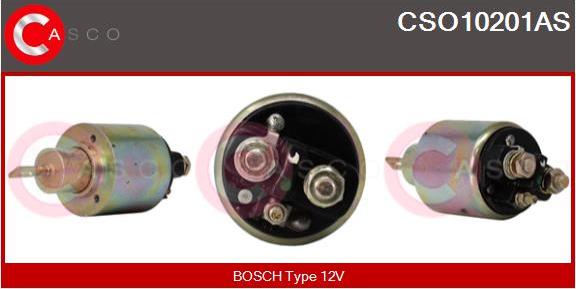 Casco CSO10201AS - Solenoid Switch, starter autospares.lv