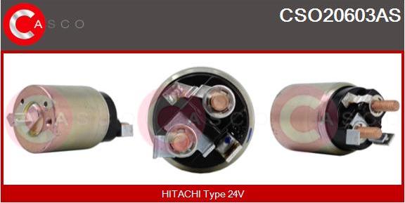 Casco CSO20603AS - Solenoid Switch, starter autospares.lv