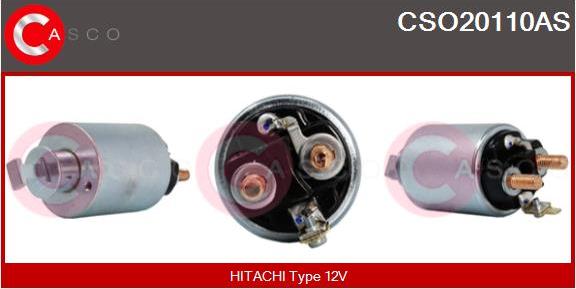Casco CSO20110AS - Solenoid Switch, starter autospares.lv