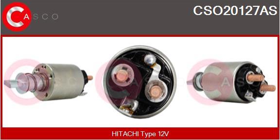 Casco CSO20127AS - Solenoid Switch, starter autospares.lv