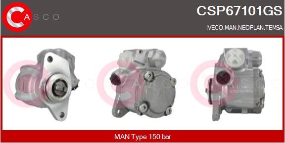 Casco CSP67101GS - Hydraulic Pump, steering system autospares.lv