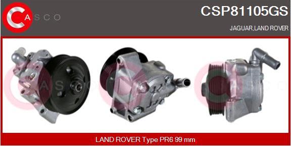 Casco CSP81105GS - Hydraulic Pump, steering system autospares.lv