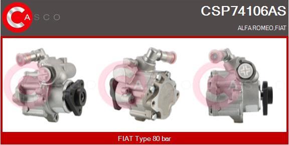 Casco CSP74106AS - Hydraulic Pump, steering system autospares.lv