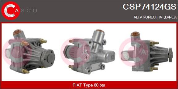 Casco CSP74124GS - Hydraulic Pump, steering system autospares.lv