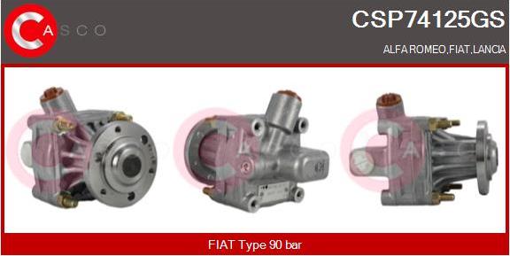 Casco CSP74125GS - Hydraulic Pump, steering system autospares.lv