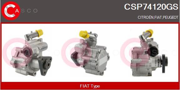 Casco CSP74120GS - Hydraulic Pump, steering system autospares.lv