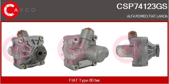 Casco CSP74123GS - Hydraulic Pump, steering system autospares.lv