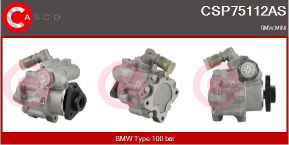 Casco CSP75112AS - Hydraulic Pump, steering system autospares.lv