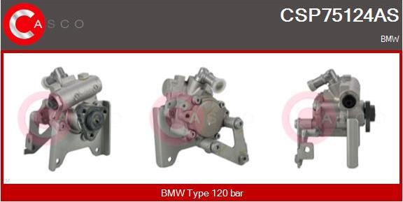 Casco CSP75124AS - Hydraulic Pump, steering system autospares.lv
