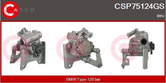 Casco CSP75124GS - Hydraulic Pump, steering system autospares.lv