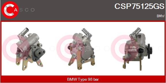 Casco CSP75125GS - Hydraulic Pump, steering system autospares.lv