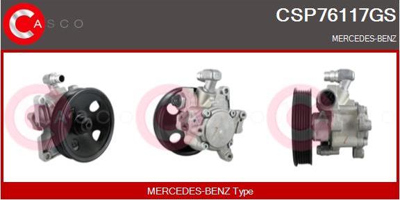 Casco CSP76117GS - Hydraulic Pump, steering system autospares.lv