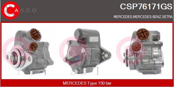 Casco CSP76171GS - Hydraulic Pump, steering system autospares.lv