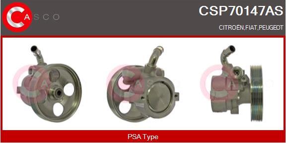 Casco CSP70147AS - Hydraulic Pump, steering system autospares.lv