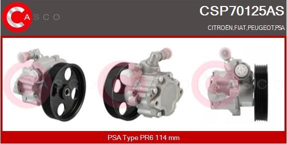 Casco CSP70125AS - Hydraulic Pump, steering system autospares.lv