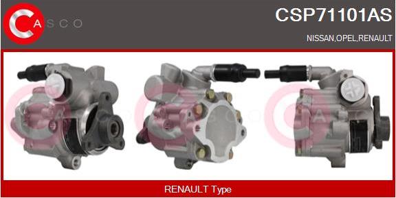 Casco CSP71101AS - Hydraulic Pump, steering system autospares.lv