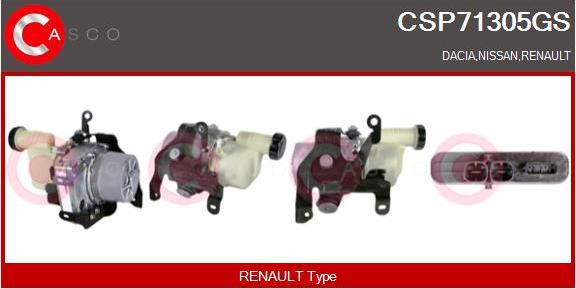 Casco CSP71305GS - Hydraulic Pump, steering system autospares.lv