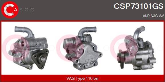 Casco CSP73101GS - Hydraulic Pump, steering system autospares.lv