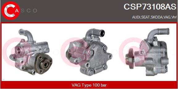 Casco CSP73108AS - Hydraulic Pump, steering system autospares.lv