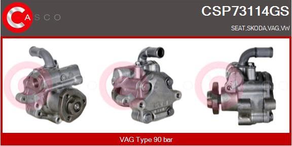 Casco CSP73114GS - Hydraulic Pump, steering system autospares.lv