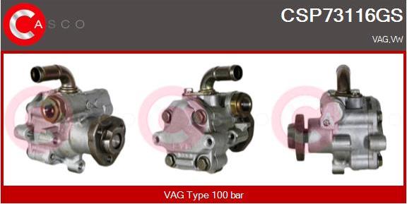 Casco CSP73116GS - Hydraulic Pump, steering system autospares.lv